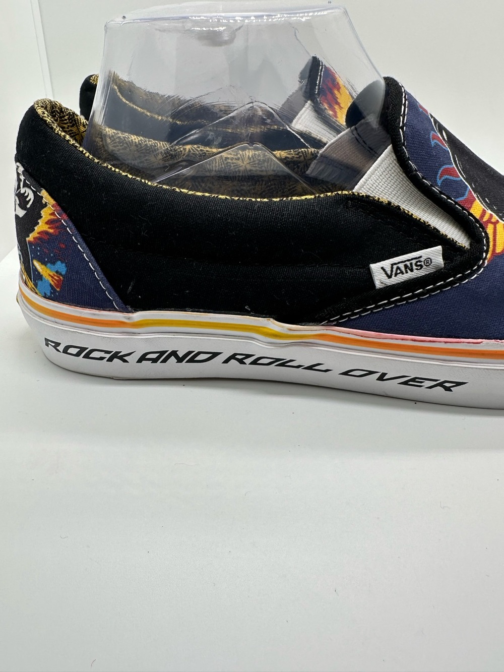 Vans Kiss Rock and Roll Over Men’s Slip-On Shoes Size 10 - Picture 4 of 13
